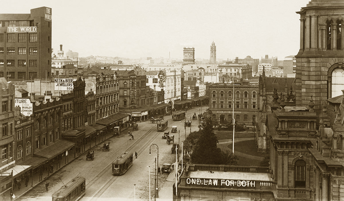 George Street, Sydeny NSW Australia c.1924