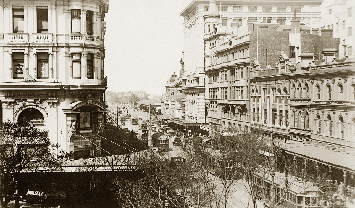Swanston Street From Town Hall, Melbourne VIC Australia