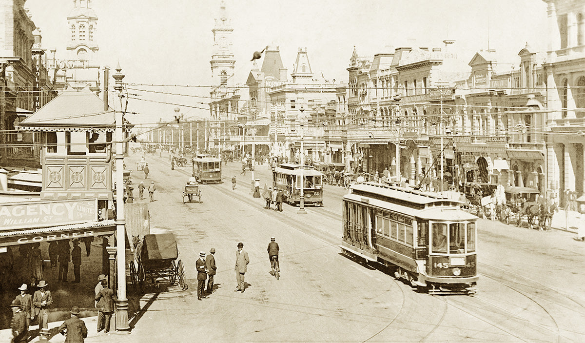 King William Street, Adelaide SA Australia c.1922