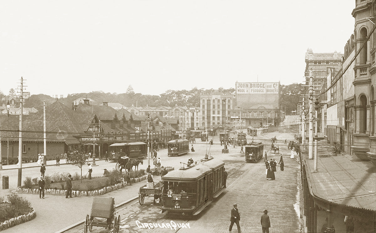 Circular Quay, Sydney NSW Australia c.1908