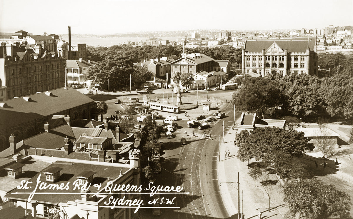 St. James Road And Queens Square, Sydney NSW Australia