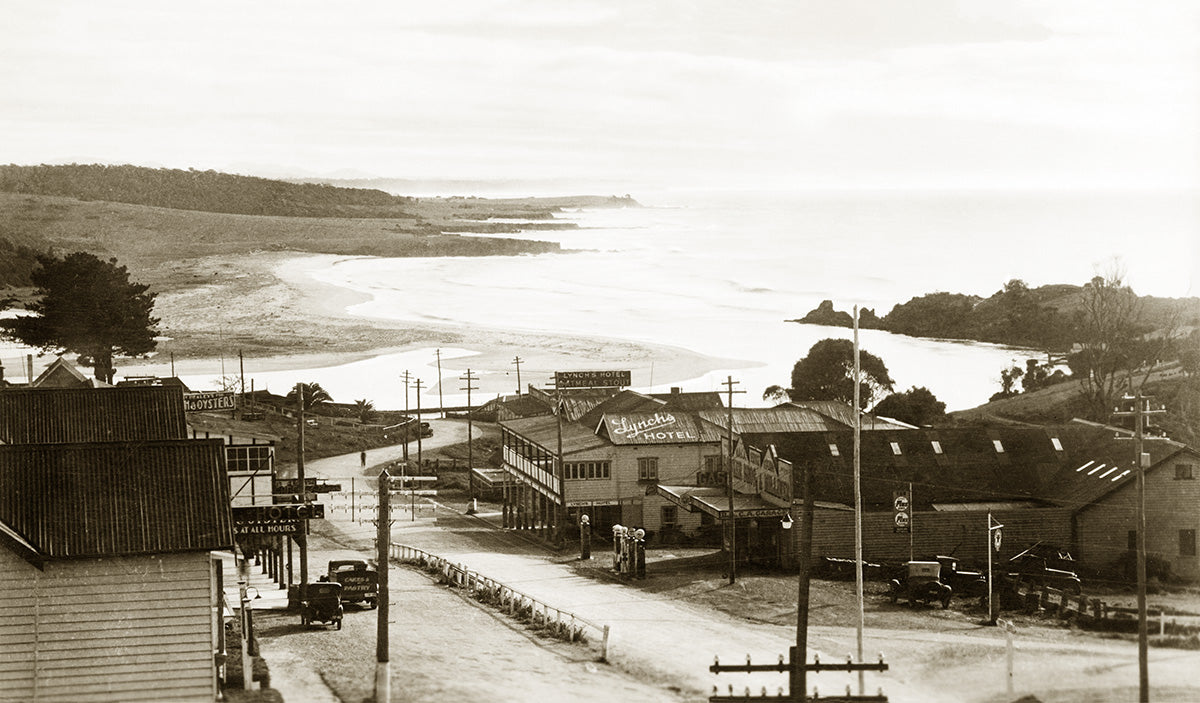 General View Of Town And Coastline, Narooma NSW Australia 1930s
