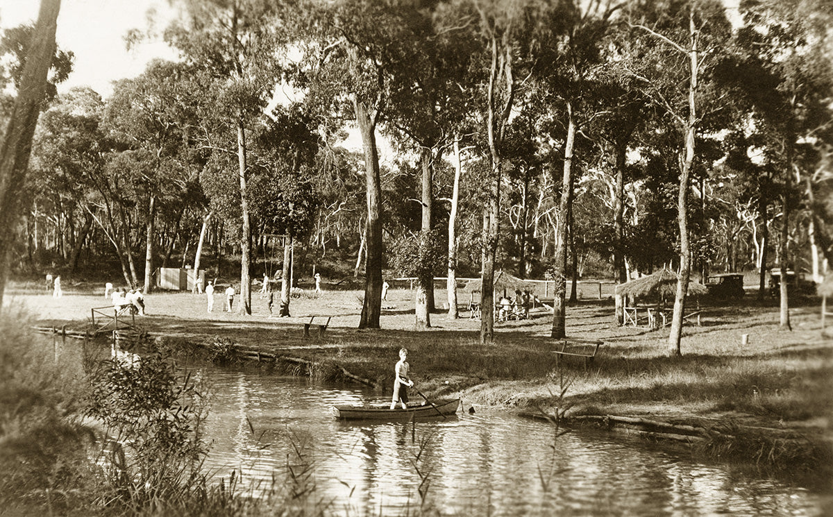 The Swimming Pool And Picnic Grounds, Bundanoon NSW Australia 1930s