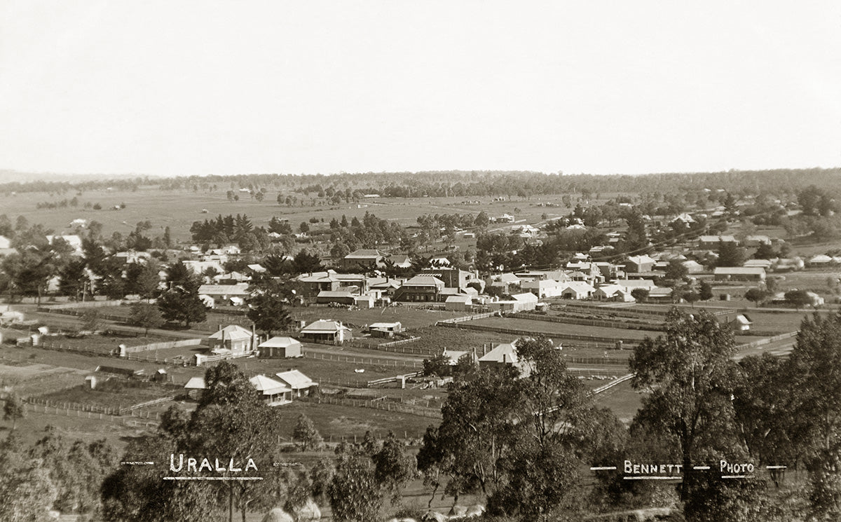 General View Of Township, Uralla NSW Australia c.1910