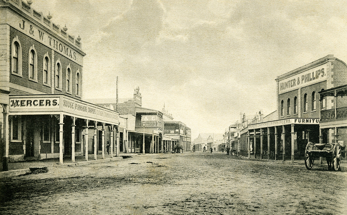 Rankin Street - Looking West, Forbes NSW Australia 1900s