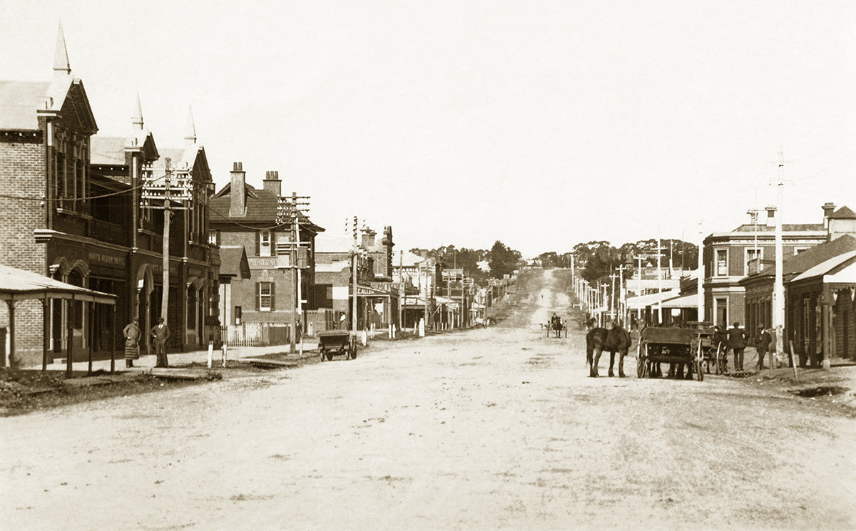 Henty Street, Casterton VIC Australia 1920s