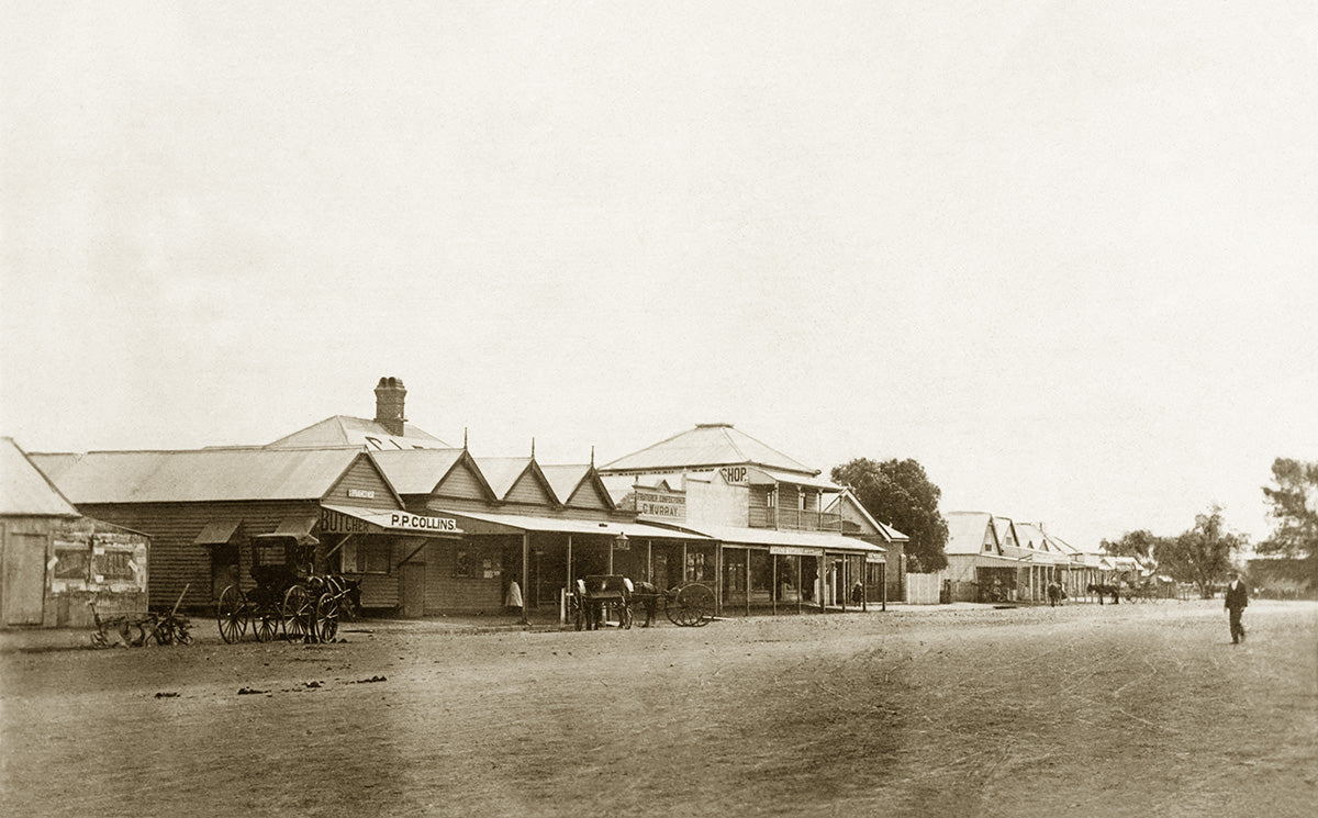 Campbell Street, Oakey QLD Australia c.1902