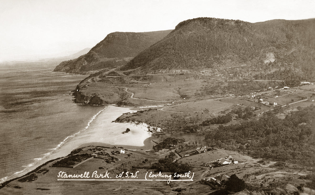General View Looking South, Stanwell Park NSW Australia c.1914