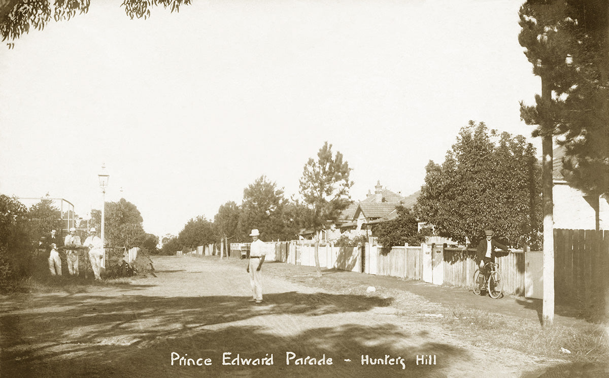 Prince Edward Parade, Hunters Hill NSW Australia 1909