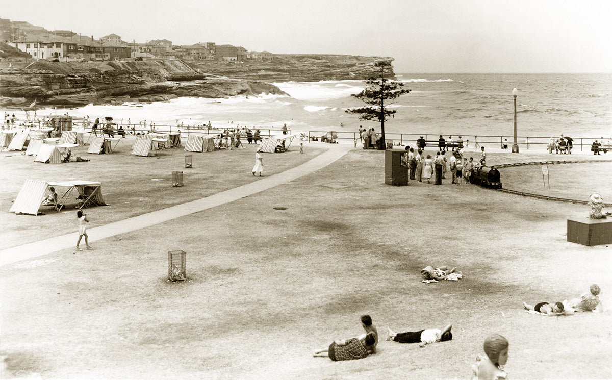 The Beach, Bronte NSW Australia 1920s
