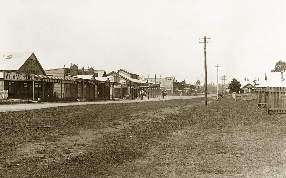 Dalley Street - Looking South, Mullumbimby NSW Australia 1900s