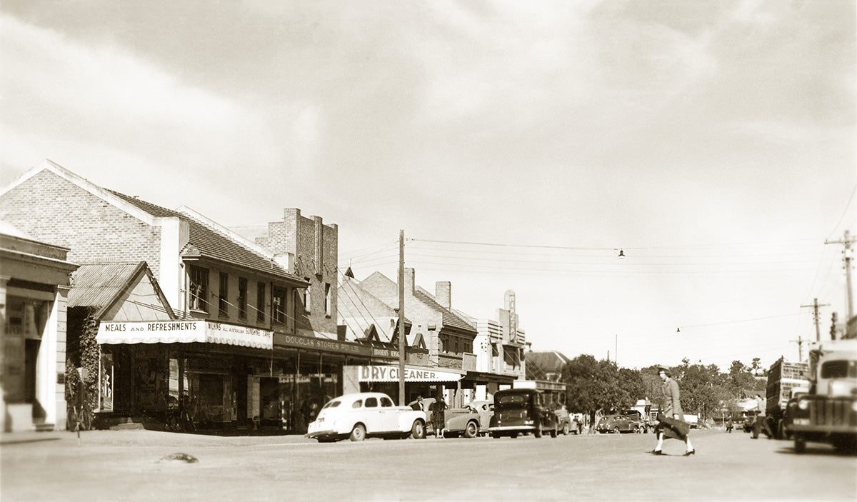 Bridge Street, Muswellbrook NSW Australia 1940s