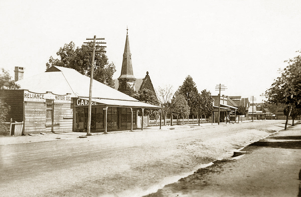 Bathurst Road, Springwood NSW Australia 1910s