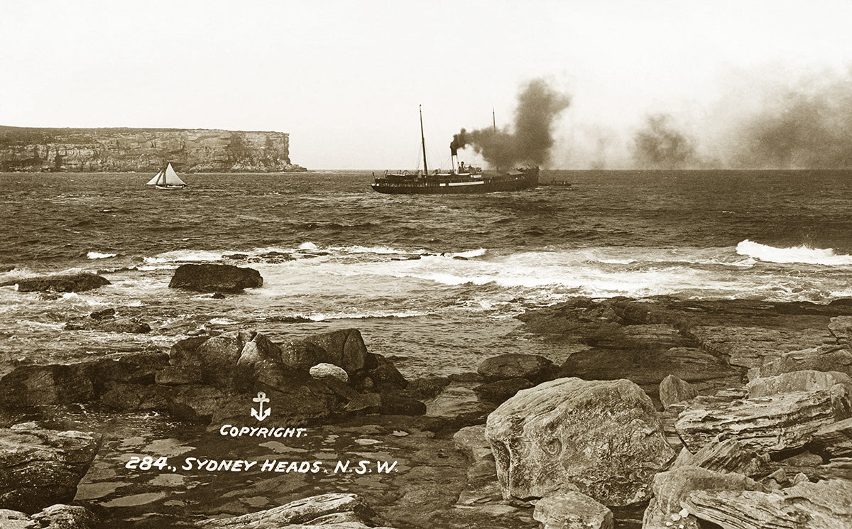 At Sydney Heads, Sydney NSW Australia 1907