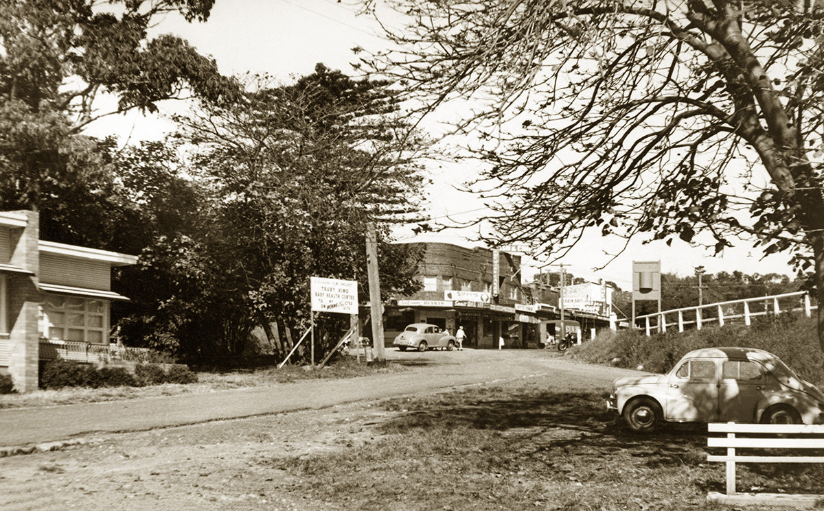Street Scene, Sylvania NSW Australia 1950s