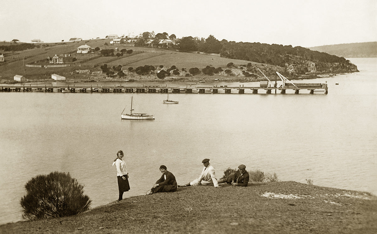 Steamer Wharf, Twofold Bay NSW Australia 1924