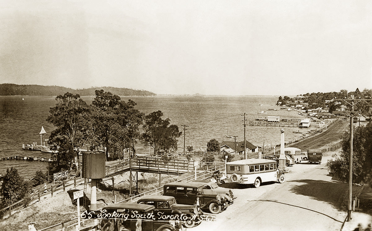 Looking South, Toronto NSW Australia 1930s