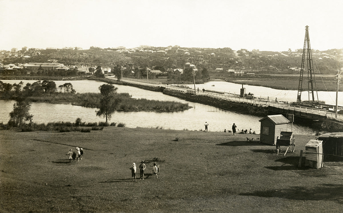 Lagoon Seen From Queenscliff Towards Manly Golf Course, Manly NSW Australia c.1907