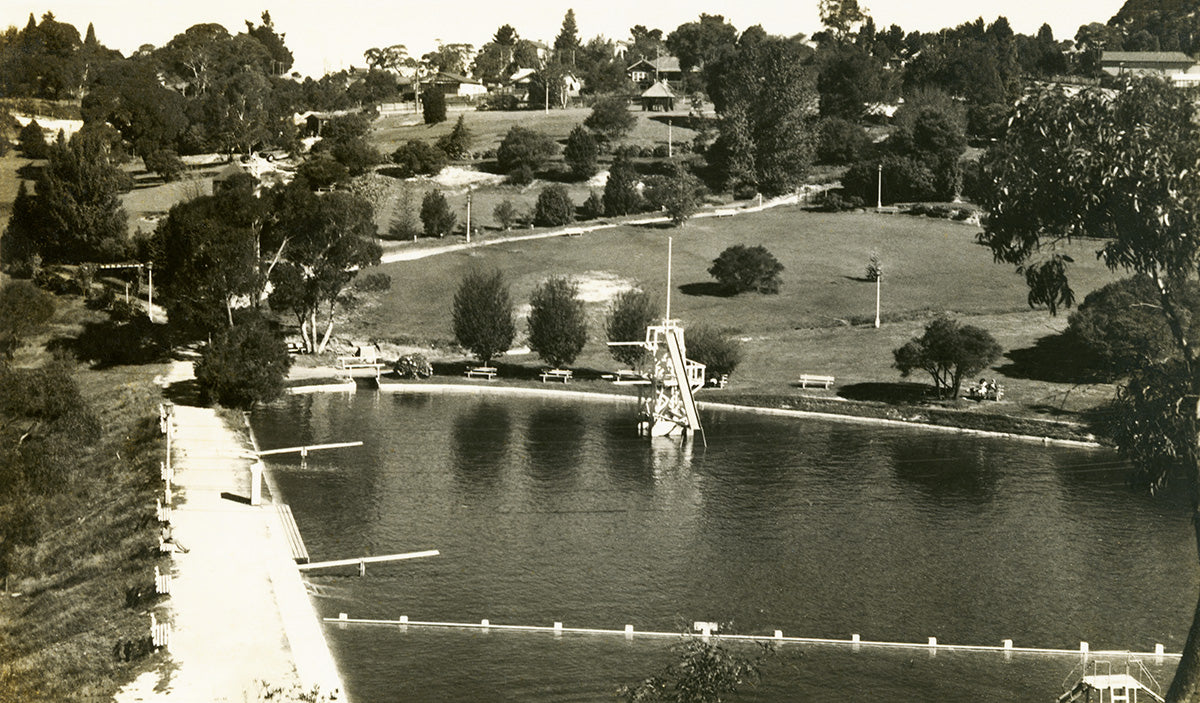 The Swimming Pool, Blackheath NSW Australia 1940