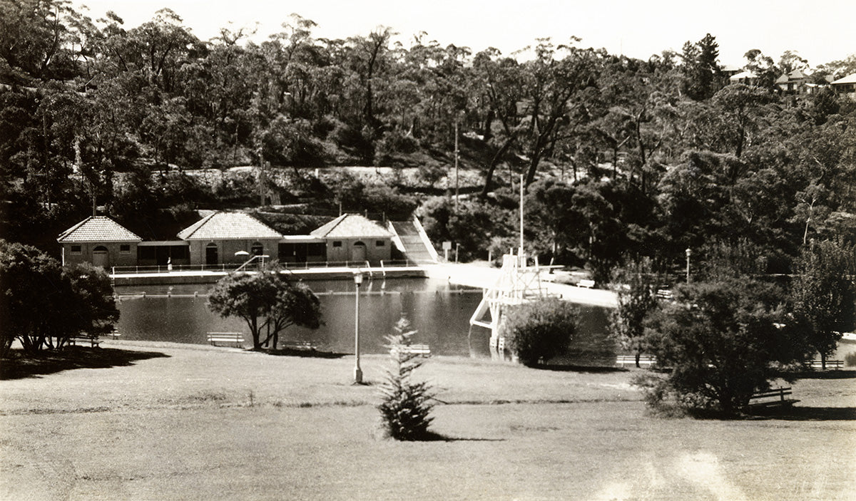 The Swimming Pool, Blackheath NSW Australia 1940