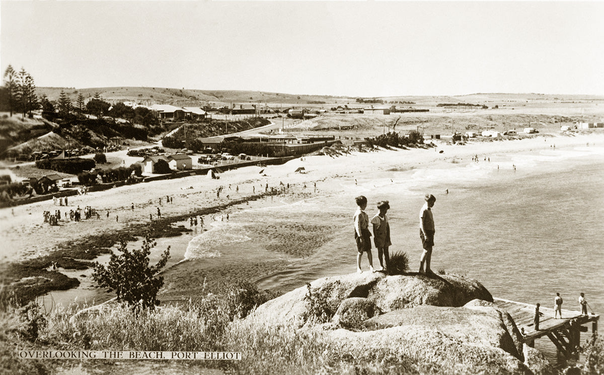 The Beach, Port Elliot SA Australia c.1948