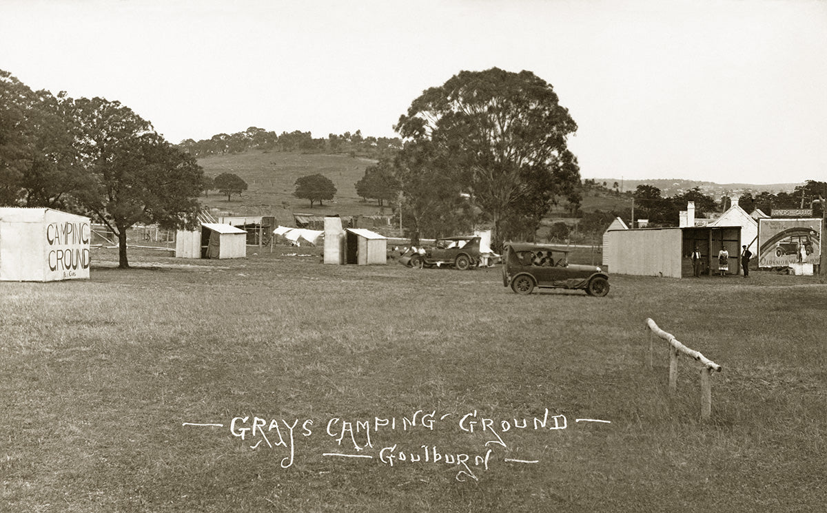 Grays Camping Ground, Goulburn NSW Australia c.1920