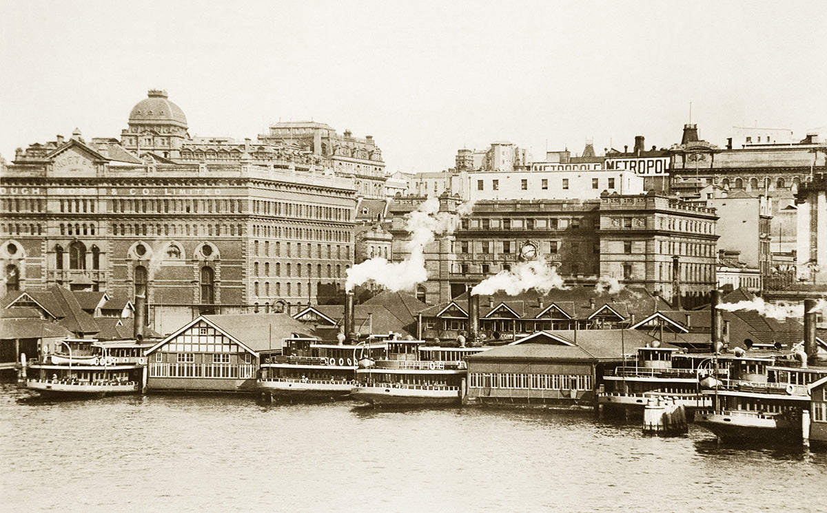 Circular Quay, Sydney NSW Australia 1920s