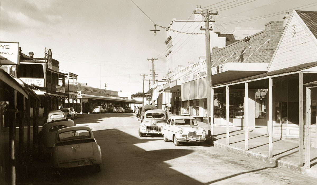 Mayne Street, Gulgong NSW Australia 1950s