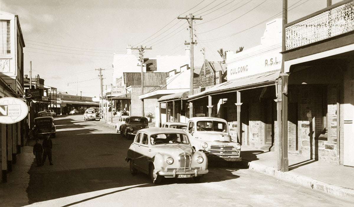 Mayne Street. Gulgong NSW Australia 1950s