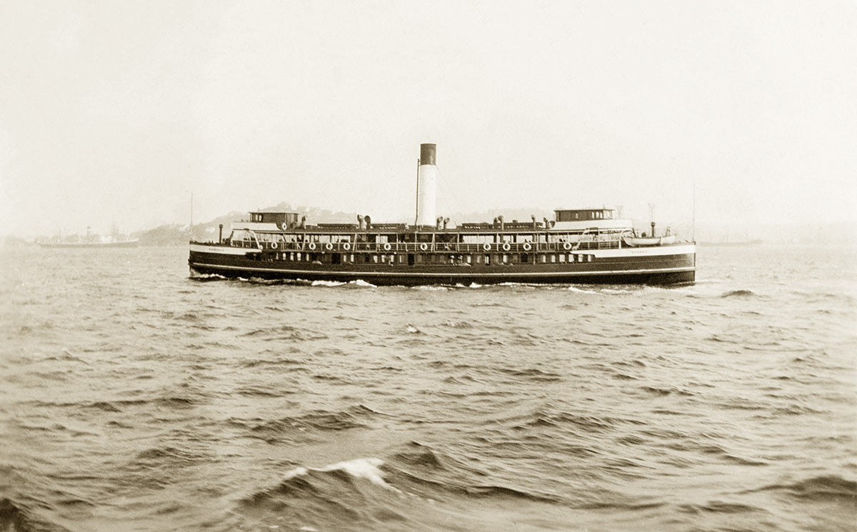 Manly Ferry - Baragoola, Sydney NSW Australia c.1910