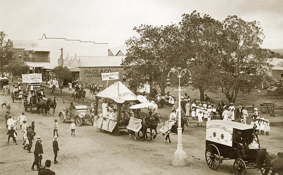 Celebrating Opening Of New Hospital, Casino NSW Australia c.1909