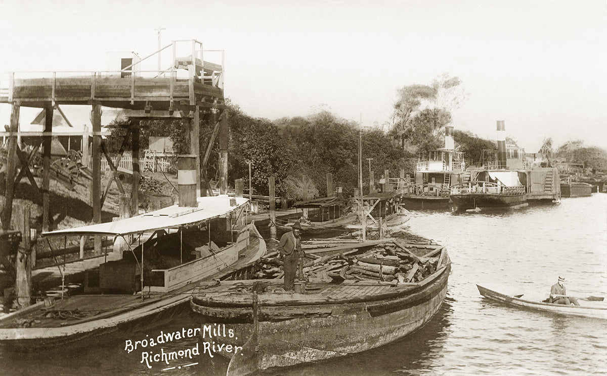 Mills At Richmond River, Broadwater NSW Australia c.1905