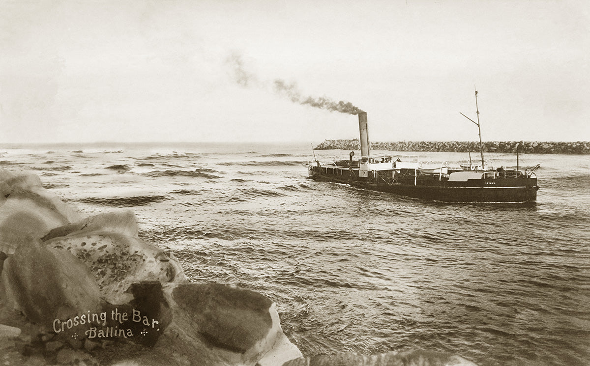 Tetnys - Crossing The Bar - Richmond River, Ballina NSW Australia c.1905