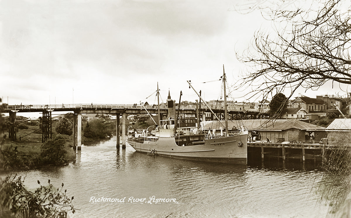 Richmond River, Lismore NSW Australia 1930s