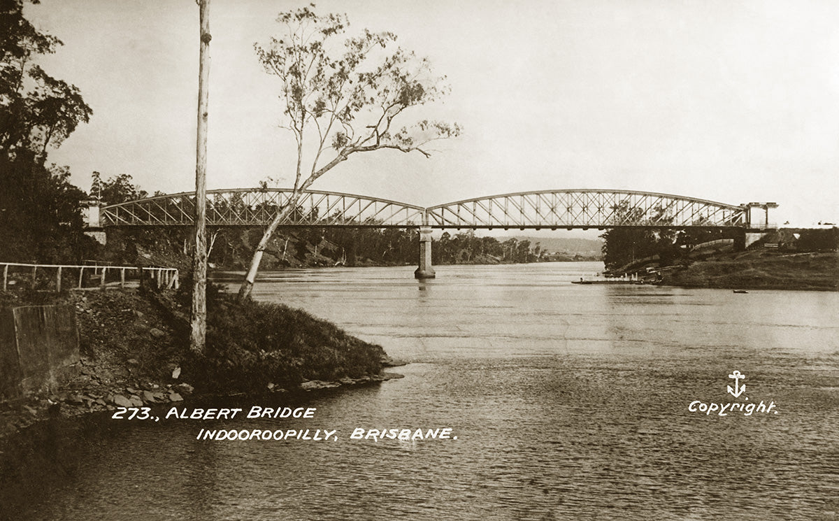 Albert Bridge, Indooroopilli QLD Australia c.1905
