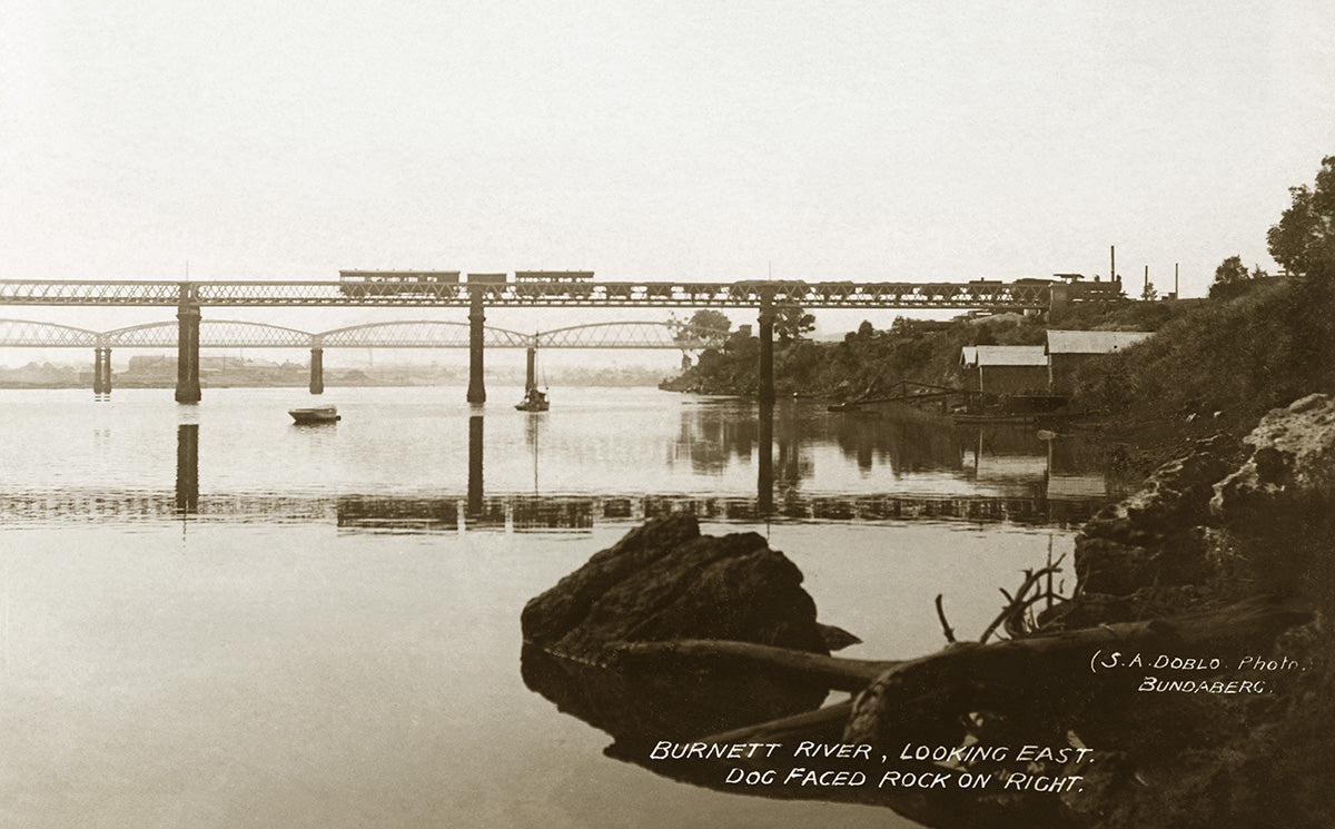 Burnett River, Bundaberg QLD Australia c.1910