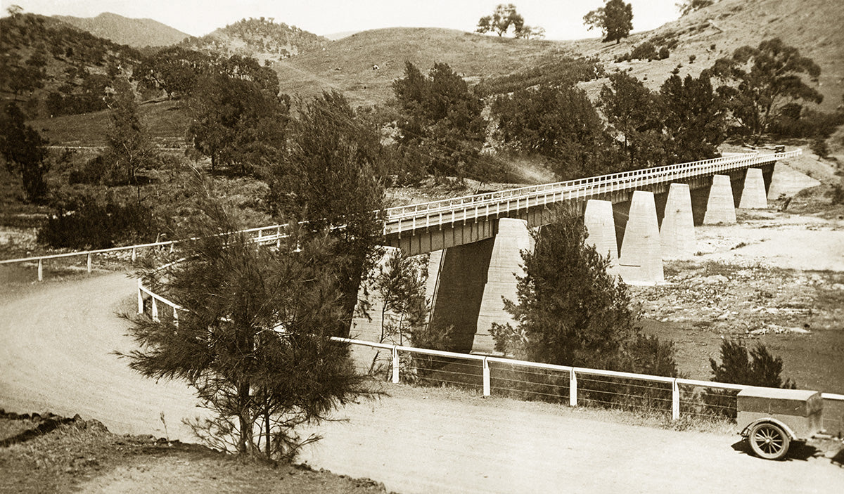 Murrumbidgee River And Bridge, Canberra ACT Australia c.1930