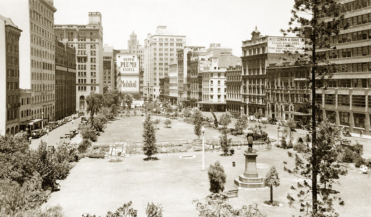 General View Of Wynyard Square, Sydney NSW Australia c.1937