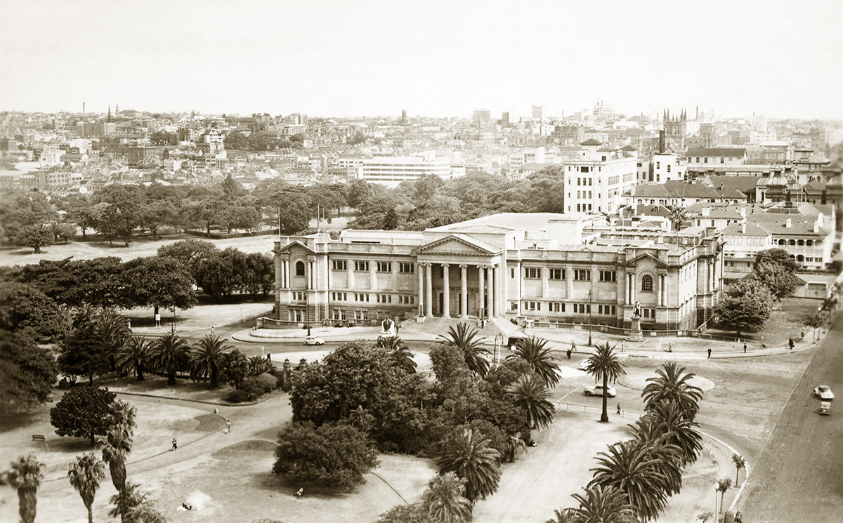 Hyde Park And Mitchell Library, Sydney NSW Australia c.1949