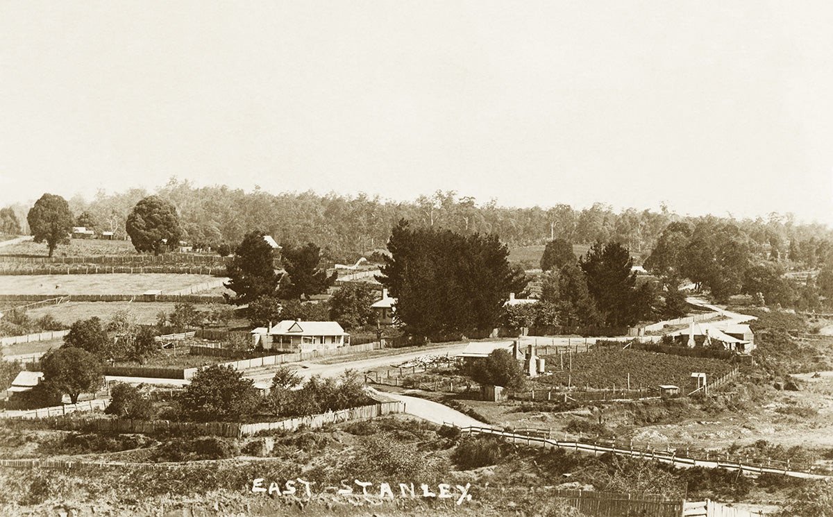 General View Of Town, Stanley VIC Australia c.1907