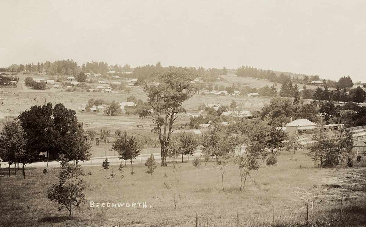 General View Of Township, Beechworth VIC Australia c.1910