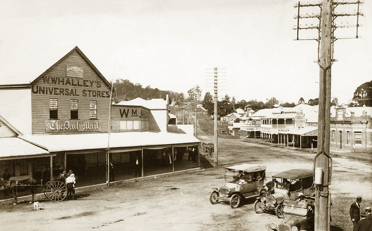 Street Scene, Nambour QLD Australia 1910s