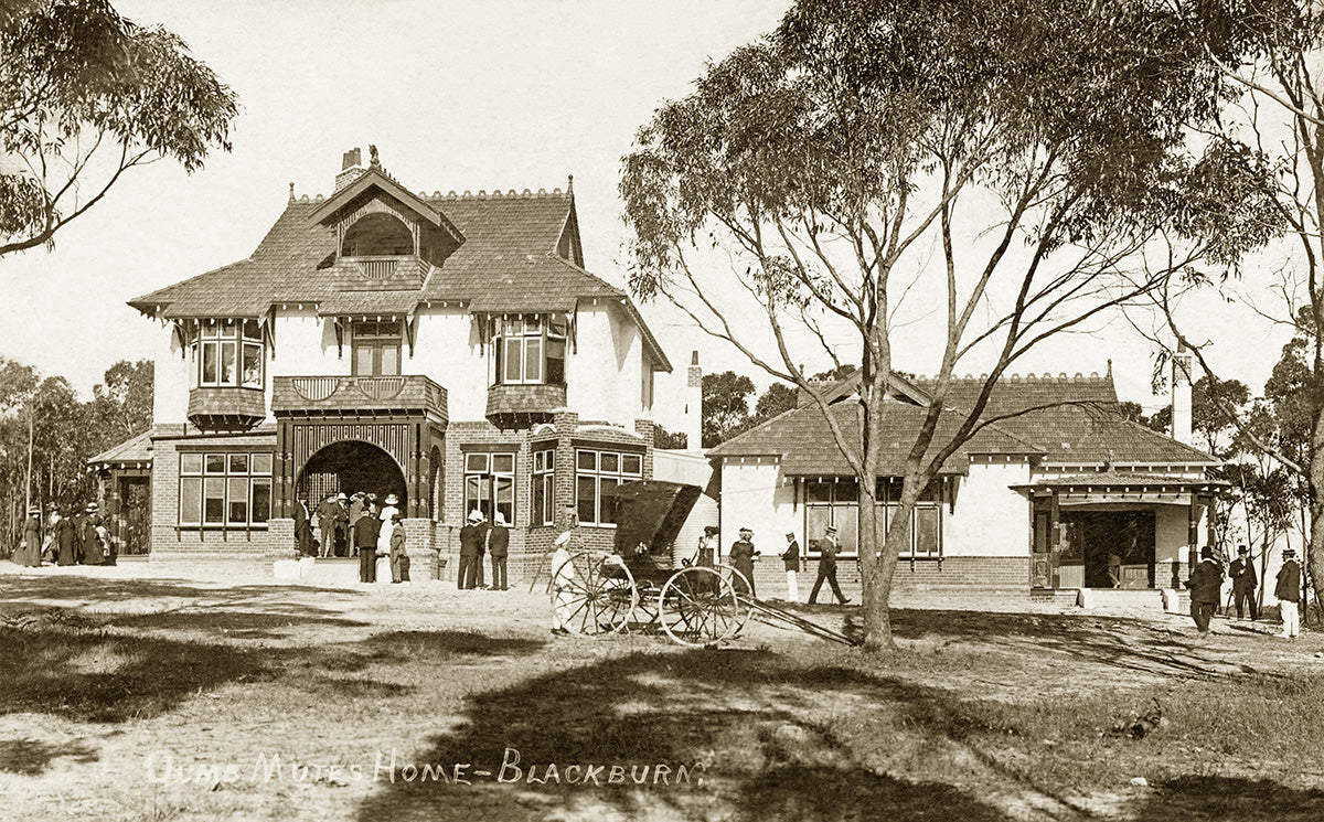 Deaf And Dumb Mutes Home, Blackburn VIC Australia 1910