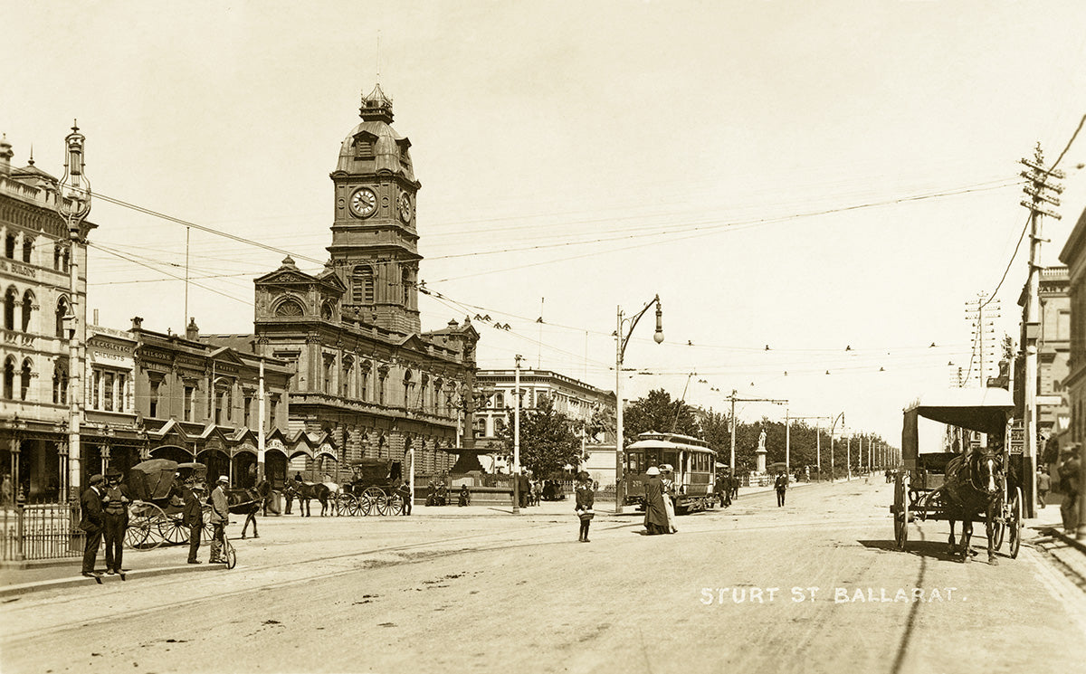Sturt Street, Ballarat VIC Australia 1920s