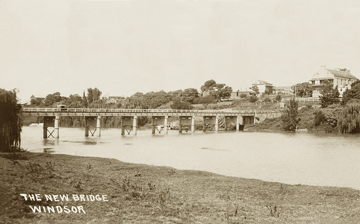 The New Bridge, Windsor NSW Australia 1907