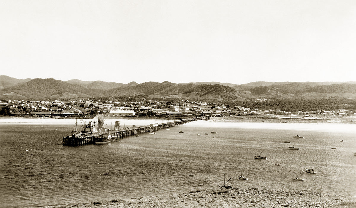 General View From Mutton Bird Island, Coffs Harbour NSW Australia 1930s
