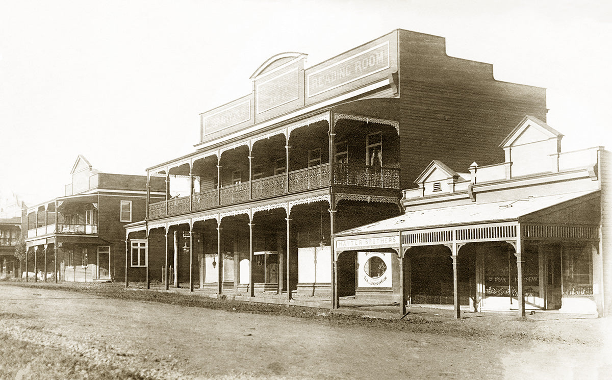 Main Street And School Of Arts, Kyogle NSW Australia c.1900