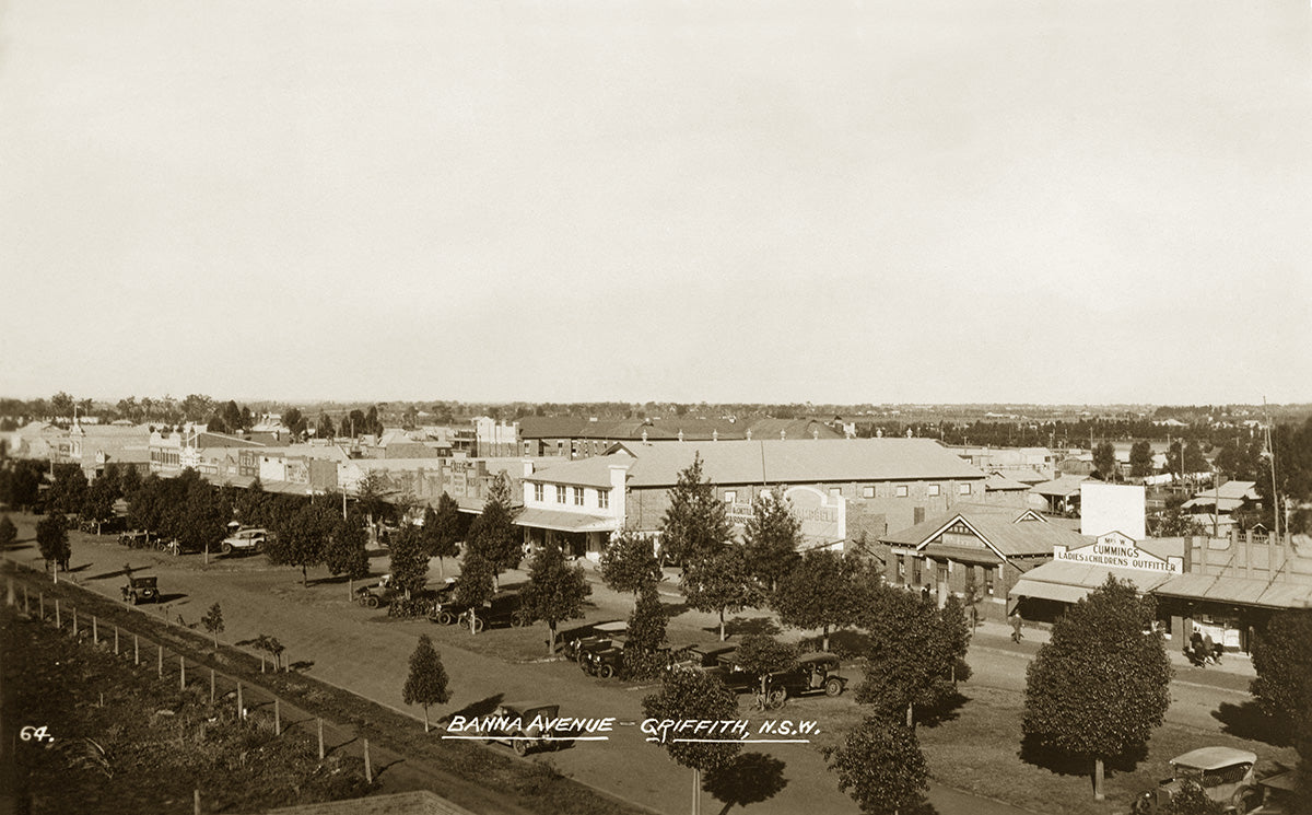 Banna Avenue, Griffith NSW Australia c.1933