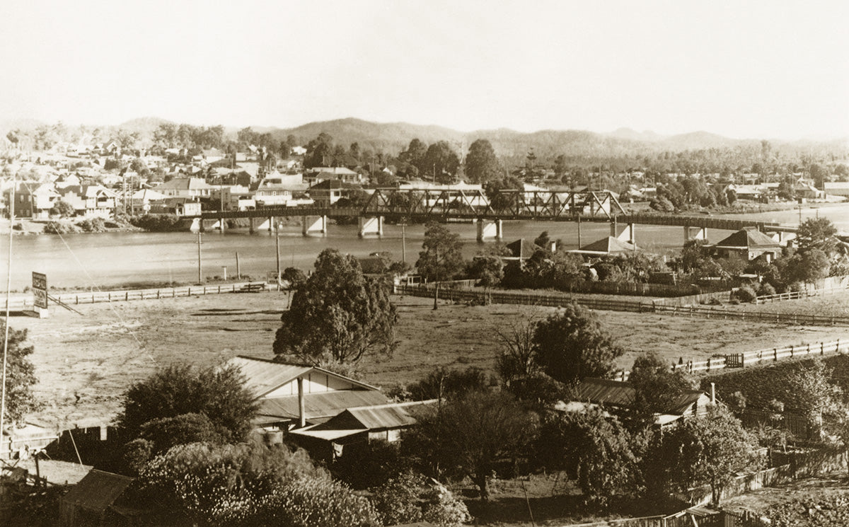 River And Bridge, Mackville NSW Australia 1930s