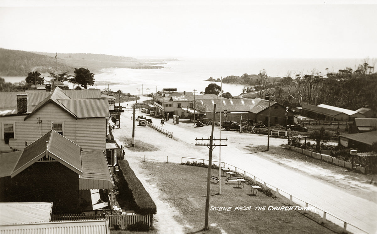General View From Church Tower, Narooma NSW Australia 1930s